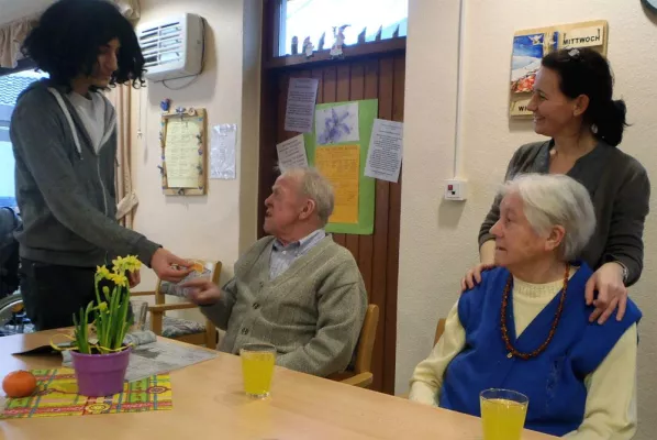 Bild: Sozialpraktikum der Jahrgangsstufe 10 der Privaten Realschule Schloss Varenholz