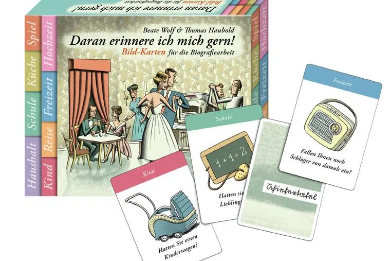 "Daran erinnere ich mich gern" - Bild-Karten für die Biografiearbeit Bild: "Daran erinnere ich mich gern" - Bild-Karten für die Biografiearbeit