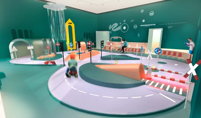 Bild: Erlebnisparcours für die Kleinsten: Ein neuer Verkehrsgarten im Verkehrsmuseum Dresden