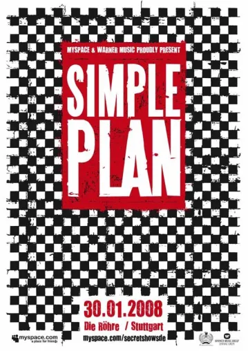 MySpace Secret Show mit Simple Plan am 30. Januar in Stuttgart Bild: MySpace Secret Show mit Simple Plan am 30. Januar in Stuttgart