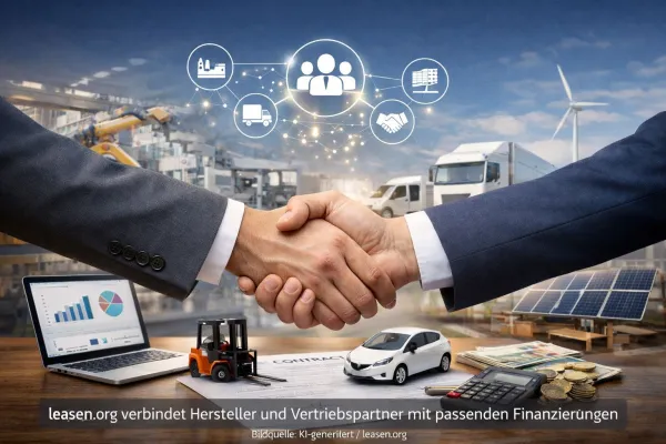 leasen.org baut Partnernetzwerk aus: Hersteller und Vertriebspartner präsentieren Produkte mit Finanzierung Bild: leasen.org baut Partnernetzwerk aus: Hersteller und Vertriebspartner präsentieren Produkte mit Finanzierung