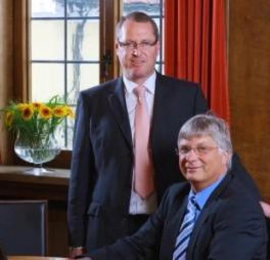 Andreas Glogger und Karl-Heinz Rogg