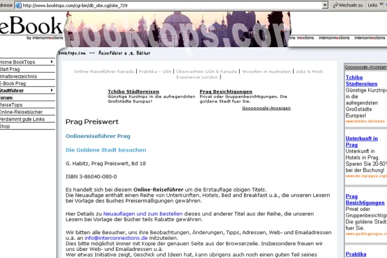 Bild: Online Städteführer - Prag besuchen