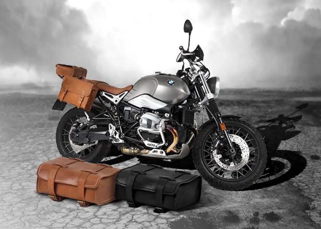 Legacy Lederhecktaschen mit BMW R nineT Scrambler 2016