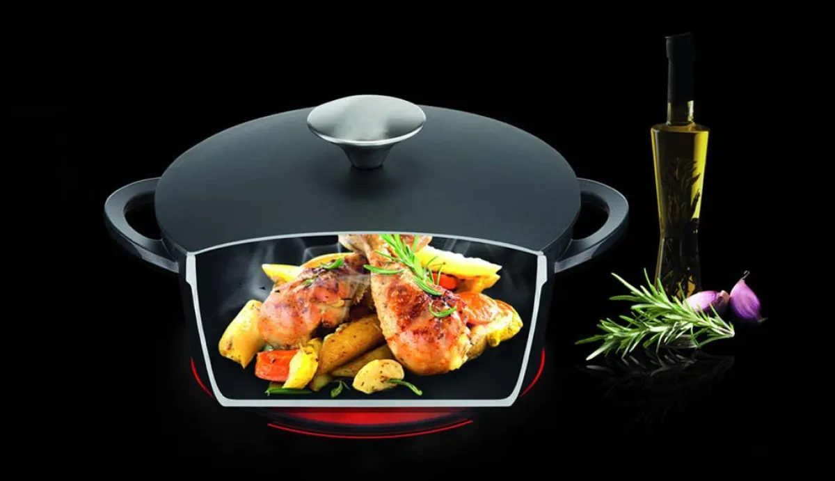 Aluguss-Topf-Serie mit Deckel Trattoria von Tefal (Bildquelle: Groupe SEB Deutschland GmbH)