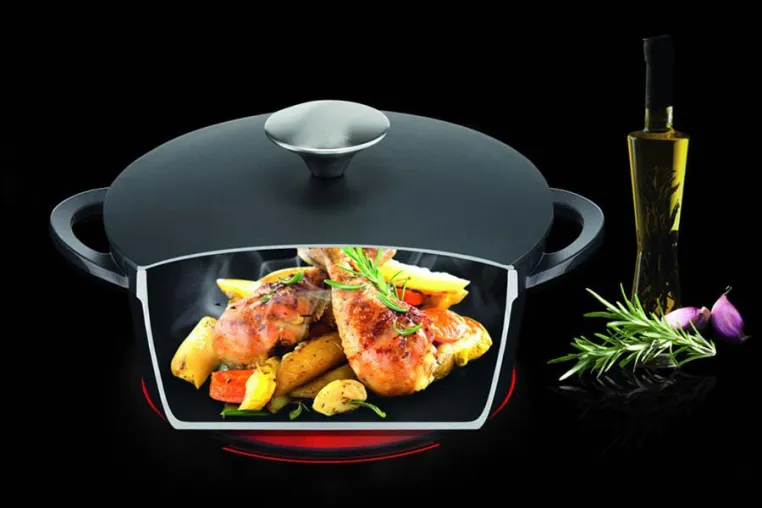 Bild: Neue Aluguss-Topf-Serie mit Deckel Trattoria von Tefal