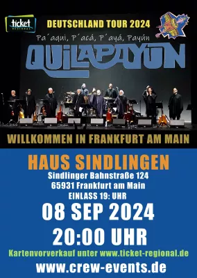 Bild: Quilapayún Willkommen in Frankfurt am Main.