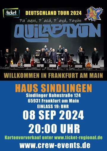 Bild: Quilapayún Willkommen in Frankfurt am Main.