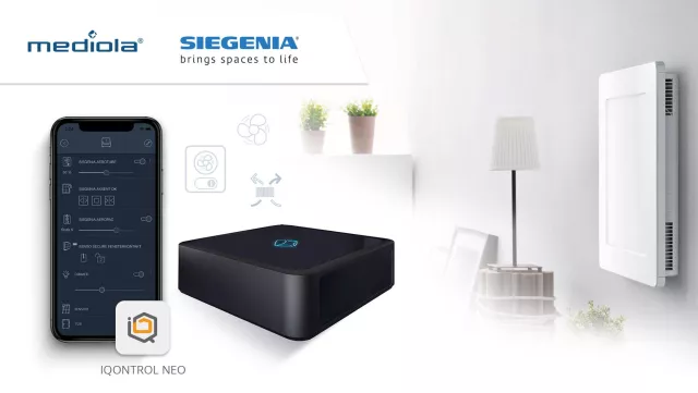 Bild: mediola und SIEGENIA arbeiten gemeinsam am Smart Living von morgen