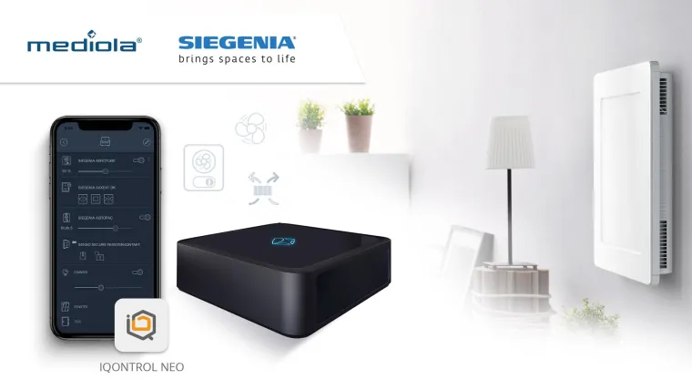 Bild: mediola und SIEGENIA arbeiten gemeinsam am Smart Living von morgen