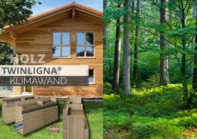 Bild: HOLZHÄUSER SIND AKTIVER KLIMASCHUTZ