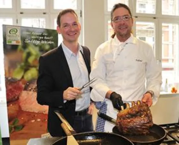 Bild: Irish Beef Verkostung mit Starköchen Christoph Rüffer und Claudio Urru