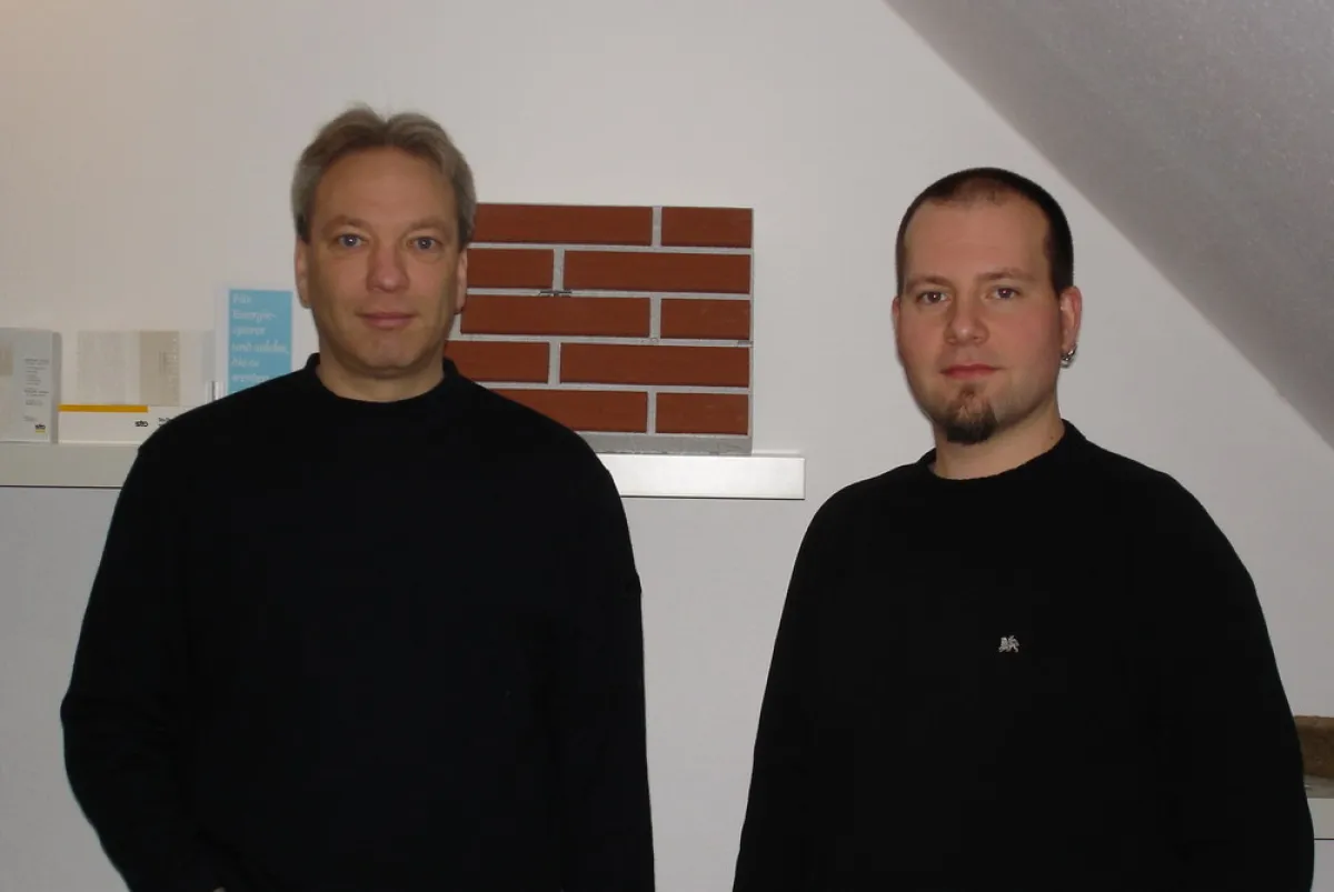 Baubiologe Michael Sievers und Energieberater Uwe Mill (v.l.)