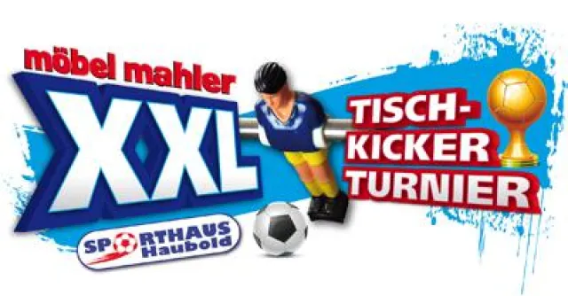 Bild: Erstes Vereins-Tischkickerturnier bei Möbel Mahler in Siebenlehn