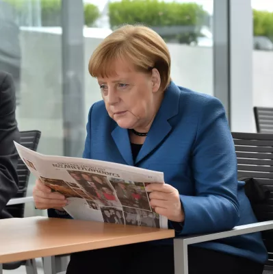 Bild: Pressemitteilung: 365 Tage Merkel - ein KI-Rückblick auf die ehemalige Bundeskanzlerin