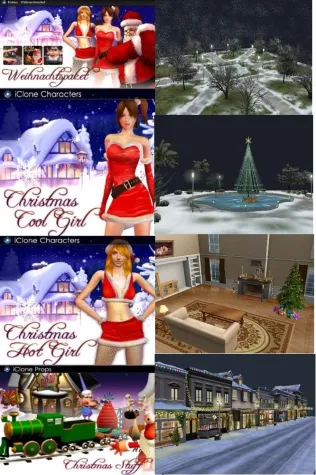 Bild: Neue professionelle Erweiterungen für iClone und CrazyTalk für die eigene Weihnachtsgeschichte