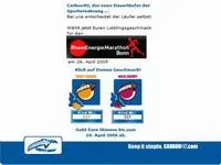Bild: Carboo4U läßt die Geschmacksrichtung für den Rhein-Energie-Marathon Bonn 2009 wählen