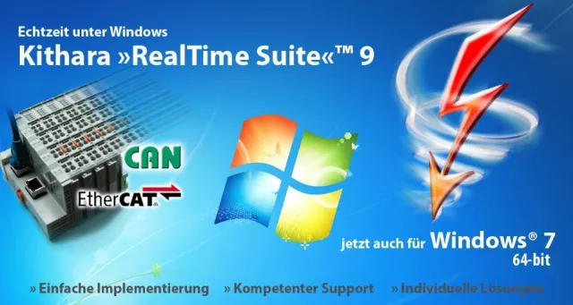 Kithara Software jetzt mit 64-Bit-Unterstützung Bild: Kithara Software jetzt mit 64-Bit-Unterstützung