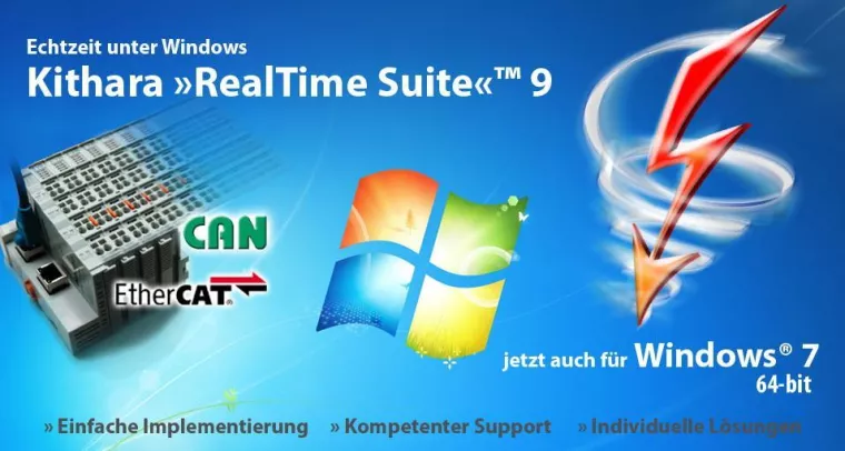 Kithara Software jetzt mit 64-Bit-Unterstützung Bild: Kithara Software jetzt mit 64-Bit-Unterstützung