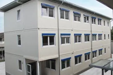 Klinikum Straubing: Ausweichquartier bei der Sanierung wird mit Modulen von Heinkel realisiert Bild: Klinikum Straubing: Ausweichquartier bei der Sanierung wird mit Modulen von Heinkel realisiert
