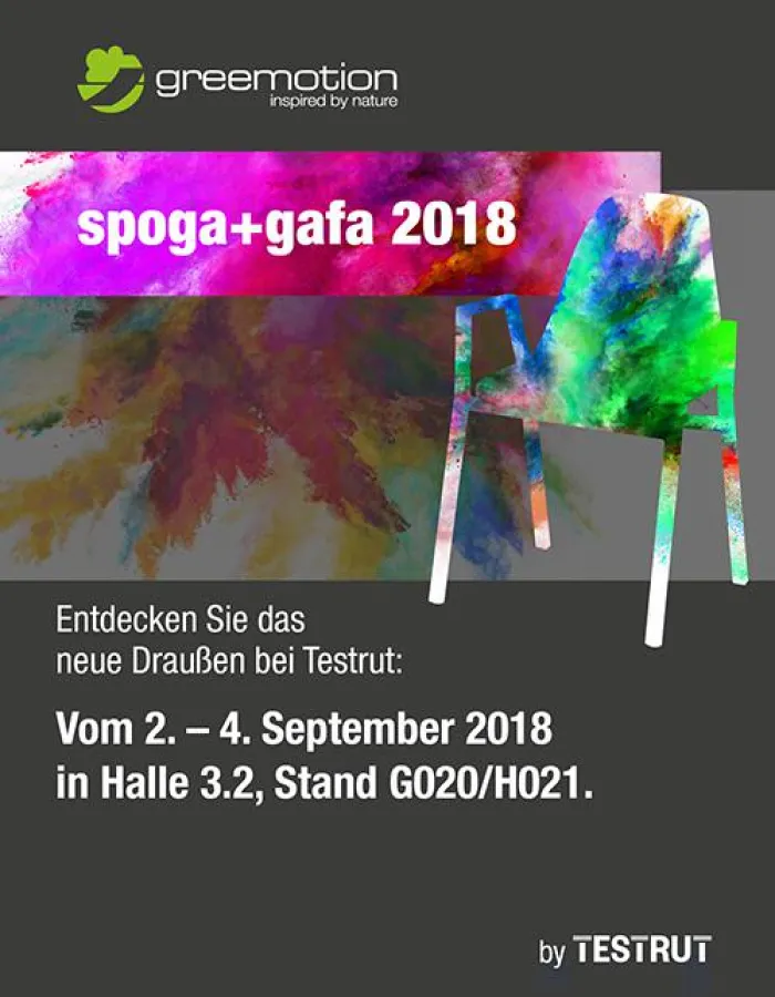 Testrut präsentiert sich farbenfroh auf der spoga+gafa in Köln