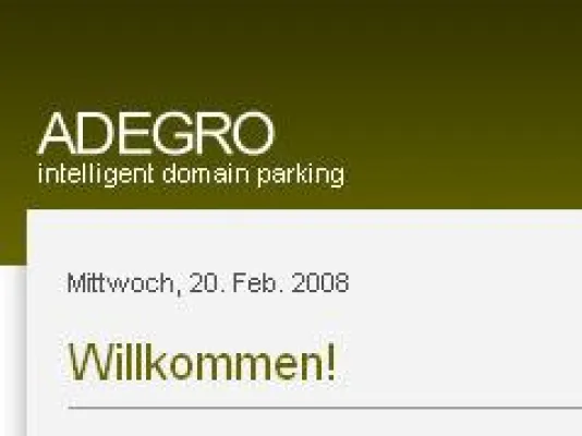 Bild: Mit ADEGRO geparkte Domains gewinnen Pagerank™-Punkte
