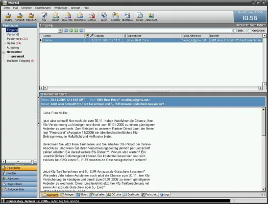Bild: WikMail 2006: Jede E-Mail ein echtes Erlebnis