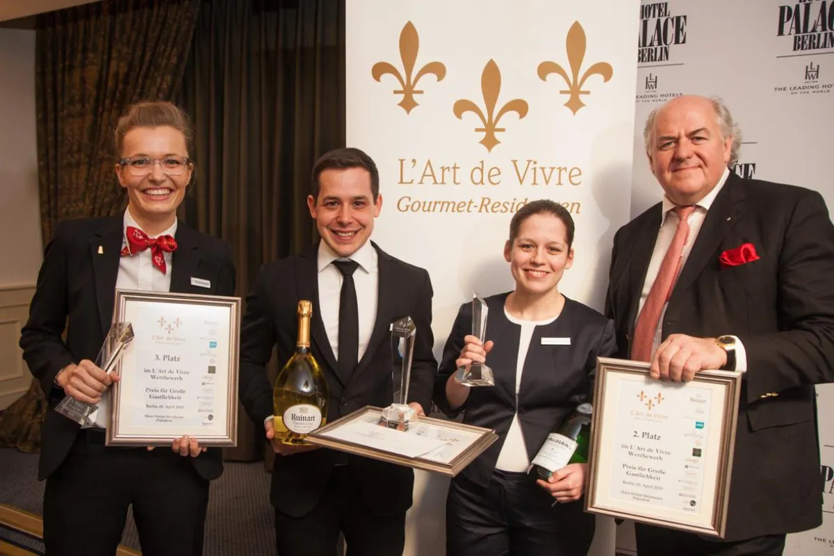 v.l.n.r.: Friederike Winkelmann, Michael Jantscher, Katharina Garella u. Hans Stefan Steinheuer