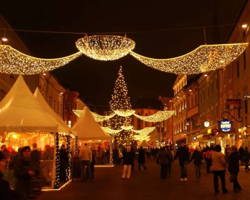 Winterromantik im weihnachtlichen Villach lädt zu Kurzbesuch ein Bild: Winterromantik im weihnachtlichen Villach lädt zu Kurzbesuch ein