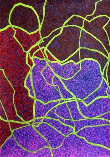 Bild: Ursula Oberhauser - nachts wachsen / Neue Ausstellung in der Zweigstelle Berlin