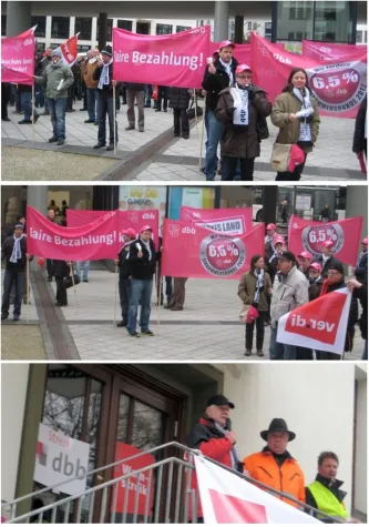 Bild: Ganztägiger Warnstreik bei der Landeshauptstadt Saarbrücken