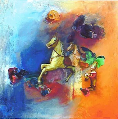 Bild: Vernissage am 12. Nov. 2006 17.00 Uhr im Kreisarchiv Ladenburg zur neuen Ausstellung von Werner Menrad