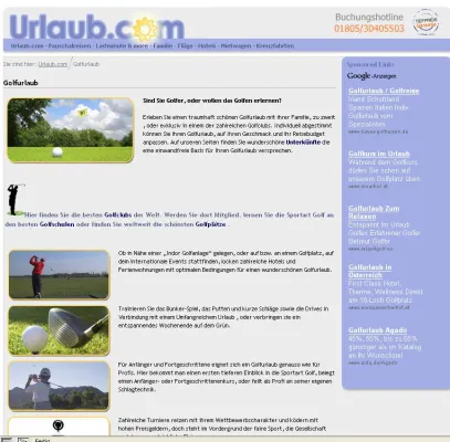 Ferien für Golf-Freunde bei urlaub.com / Onlineportal bietet Reisen zu beliebten Golfplätzen weltweit Bild: Ferien für Golf-Freunde bei urlaub.com / Onlineportal bietet Reisen zu beliebten Golfplätzen weltweit