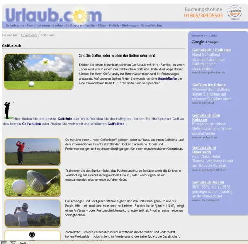 Bild: Ferien für Golf-Freunde bei urlaub.com / Onlineportal bietet Reisen zu beliebten Golfplätzen weltweit