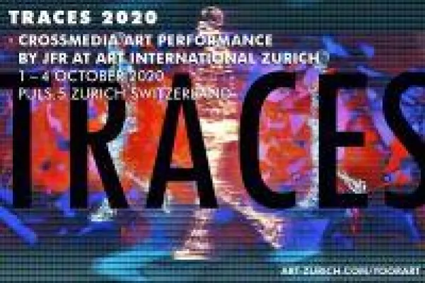 Bild: Traces 2020 - Die neue Event-Performance von JfR auf der 22. Kunstmesse Zürich
