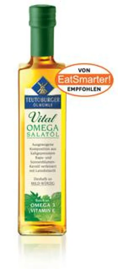 Das von EatSmarter! ausgezeichnete Omega-Salatöl der Teutoburger Ölmühle