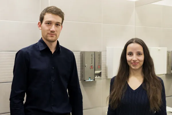 Bild: Periodenproduktspender von Periodically zur Ausgabe kostenloser Menstruationsprodukte.