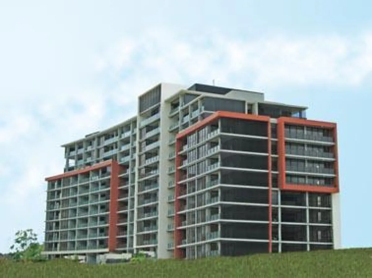 Mit elero bei Sonne angenehmes Raumklima – bei Wind sicher geschützt. Quelle: Tennyson Reach - Mirvac