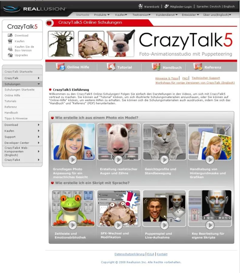 Reallusion Tutorials