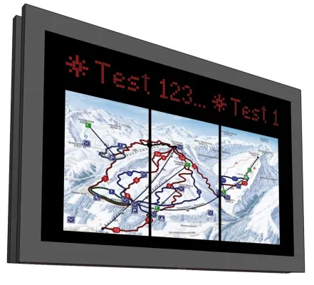 Bild: memedia und feratel bieten Digital Signage am Skilift