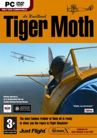 Bild: Vituelles Pilotentraining auf der Tiger Moth