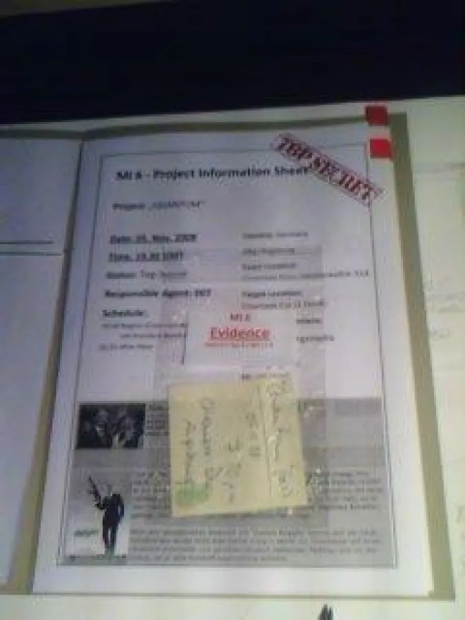 Agentenbriefing als Einladung zum yndeo 007 VIP-Event