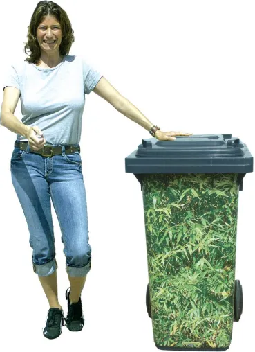 Bild: Tonnendeko.de bietet neue Klebefolien zur Mülltonnenverkleidung an