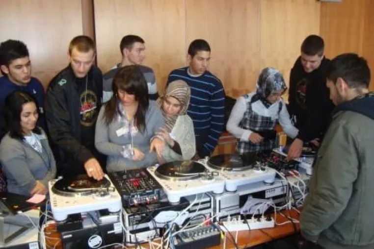 "Disko Inferno" - DJ Workshop im Deutschen Bundestag Bild: "Disko Inferno" - DJ Workshop im Deutschen Bundestag