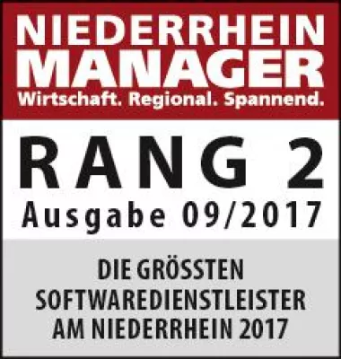 Bild: Die größten Softwaredienstleister am Niederrhein: HMM Deutschland auf Rang 2 im Branchenvergleich