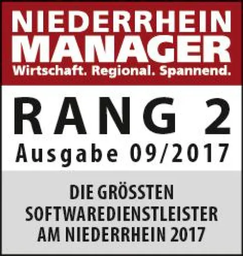 Die größten Softwaredienstleister am Niederrhein: HMM Deutschland auf Rang 2 im Branchenvergleich Bild: Die größten Softwaredienstleister am Niederrhein: HMM Deutschland auf Rang 2 im Branchenvergleich