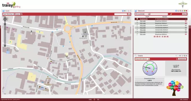 Bild: traisy lighting - Innovative Stadtbeleuchtung über das Mobilfunknetz