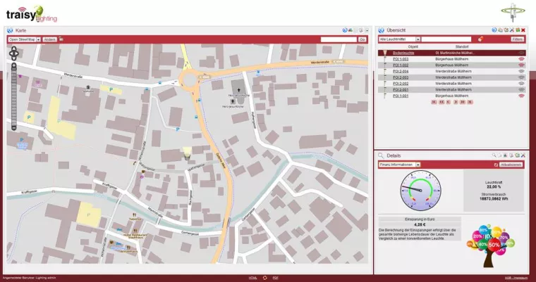 Bild: traisy lighting - Innovative Stadtbeleuchtung über das Mobilfunknetz