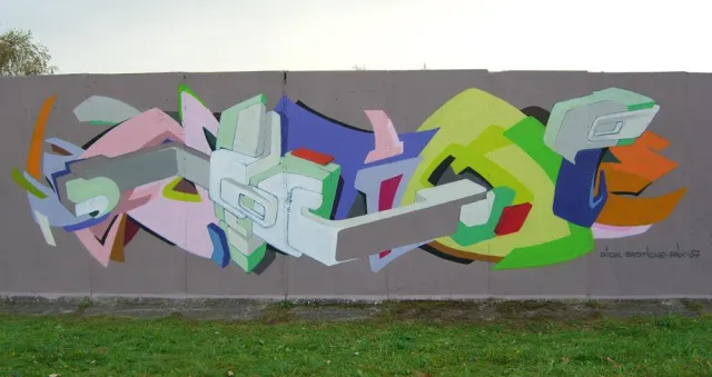 Bild: "Graffiti trifft Design trifft Malerei" - ein Projekt von Designer Dirk Jung und Künstler Sebastian Bieler