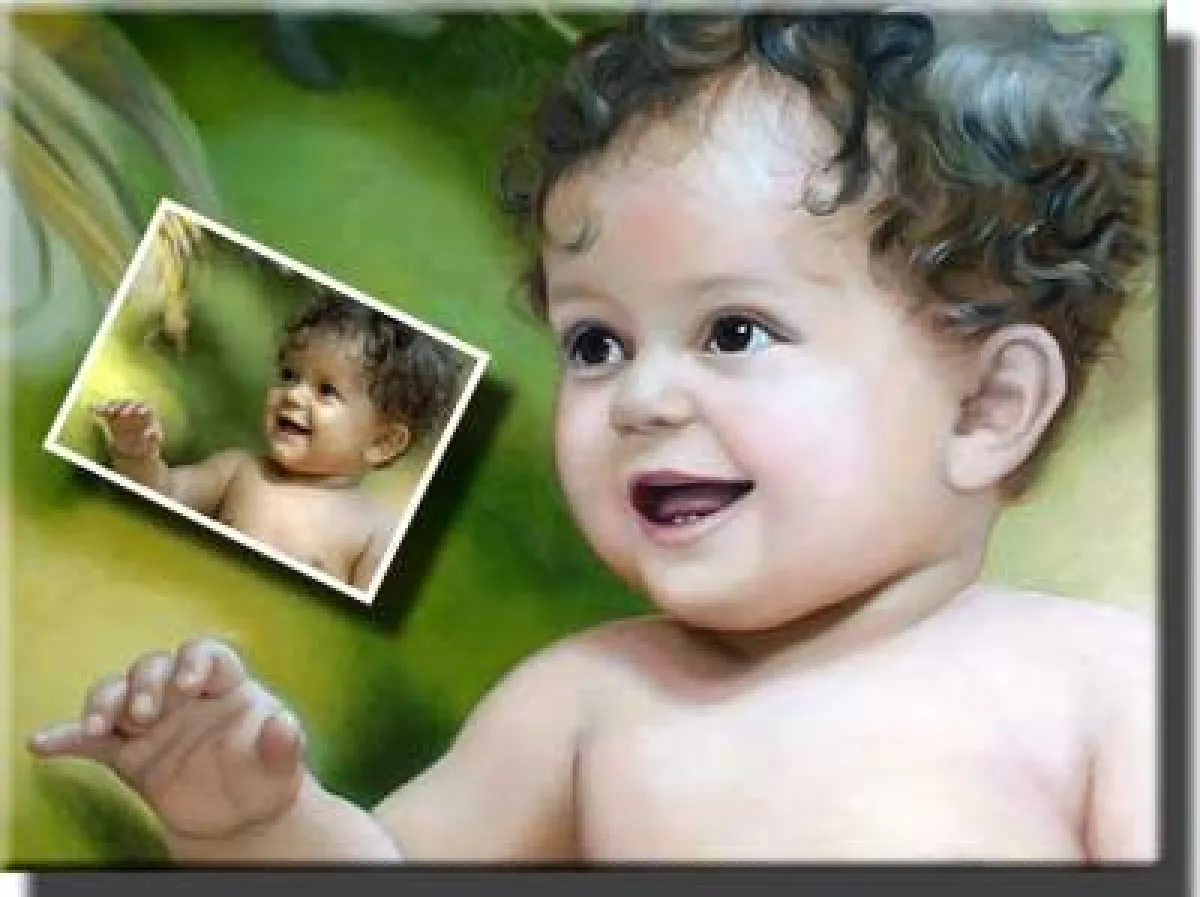 Kinder Portrait malen lassen